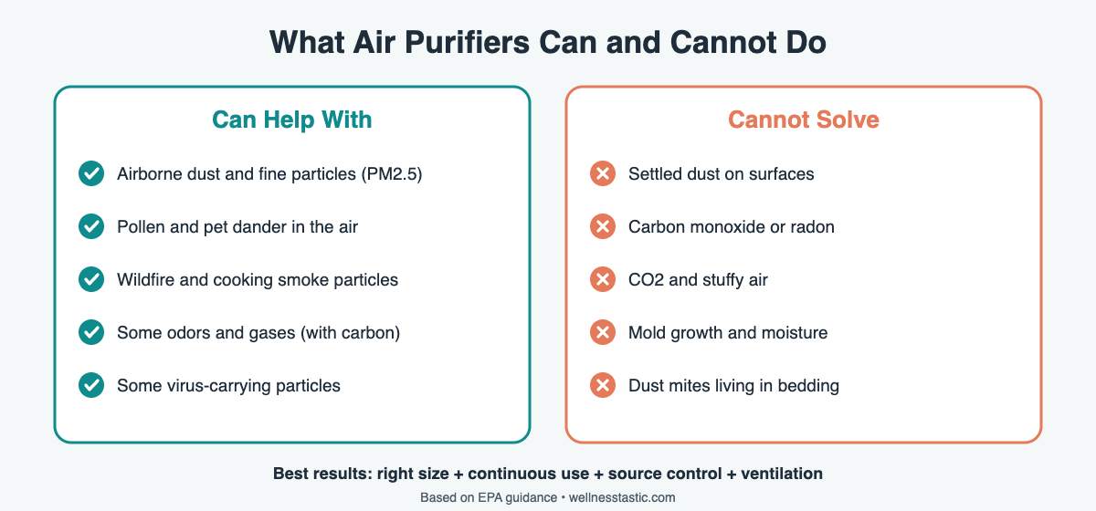 Do air purifiers work: what air purifiers can and cannot do